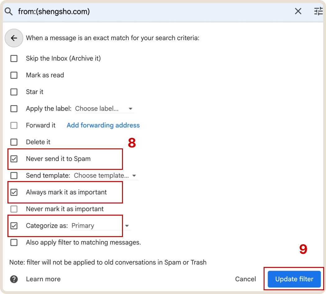 Mail Settings Image