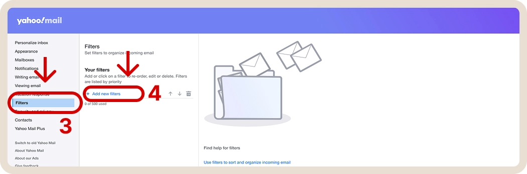 Yahoo Mail Filters